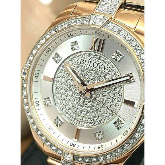 Bulova Accessories - Bulova Women's Watch 98L229 Crystal Accented